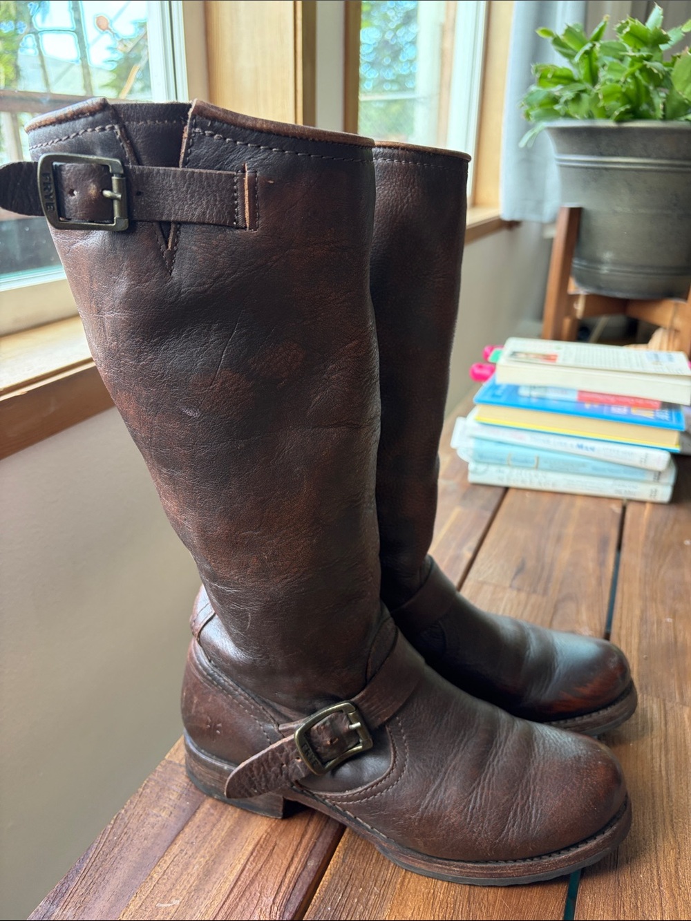 Frye Brown Leather boots